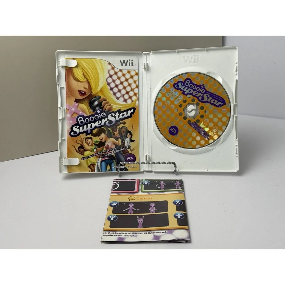 Boogie Superstar (Nintendo Wii, 2008) Complete With Manual